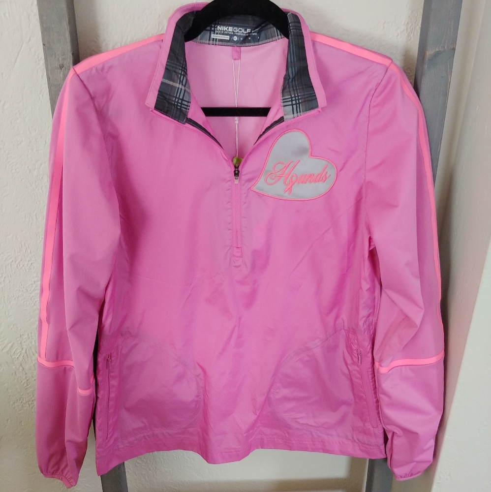Nike Golf Heart Hounds Pink Ribbon Pullover